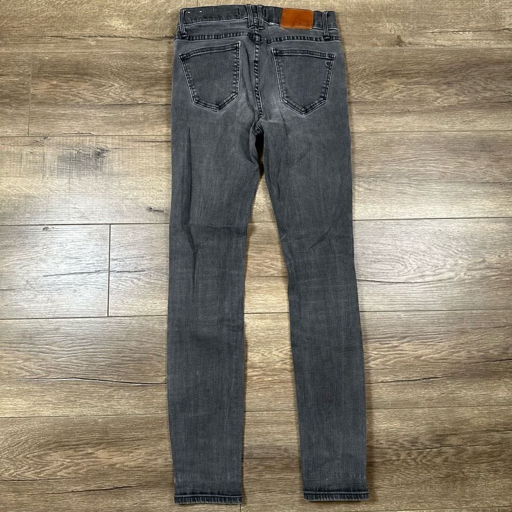 Madewell Women’s Size 26 Jeans Charcoal Grey Slim Fit Skinny Jeans High Rise - Picture 9 of 10